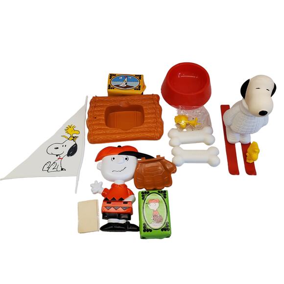 Vintage Peanuts Snoopy Charlie Brown Woodstock Vintage Avon Bathroom Accessories - Picture 16 of 16